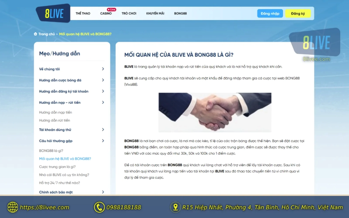 8Live - Trang chủ 13 8 LIVE là đối tác uy tín của BONG88