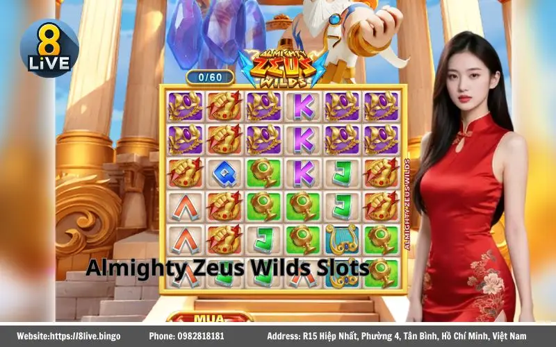 almighty zeus wilds slots 8live