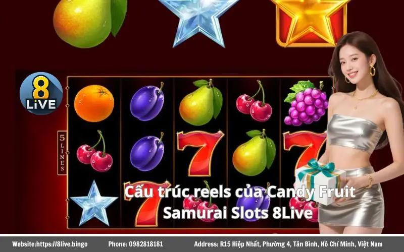 Luật chơi Candy Fruit Samurai Slots 8Live