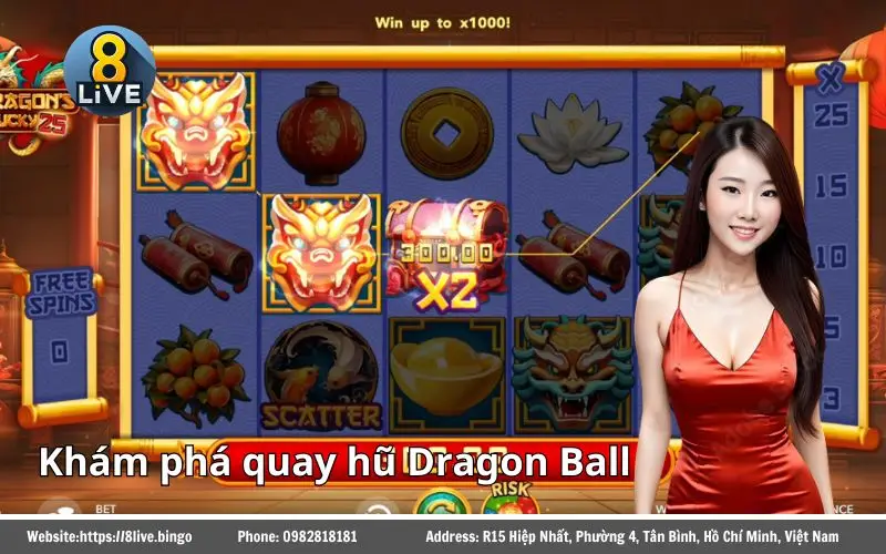 Dragon Ball Slots 8LIVE - Game nổ hũ chủ đề 7 viên ngọc rồng 2 Lý do Dragon Ball Slots 8Live được nhiều anh em game thủ yêu thích và lựa chọn