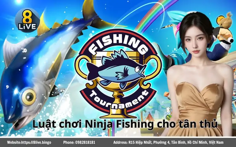 Cơ chế chơi Ninja Fishing 8Live
