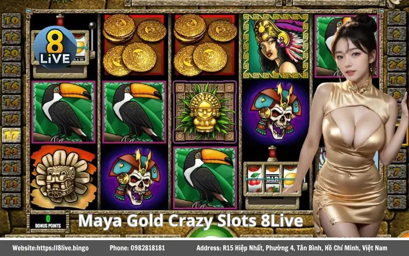maya gold crazy slots 8live
