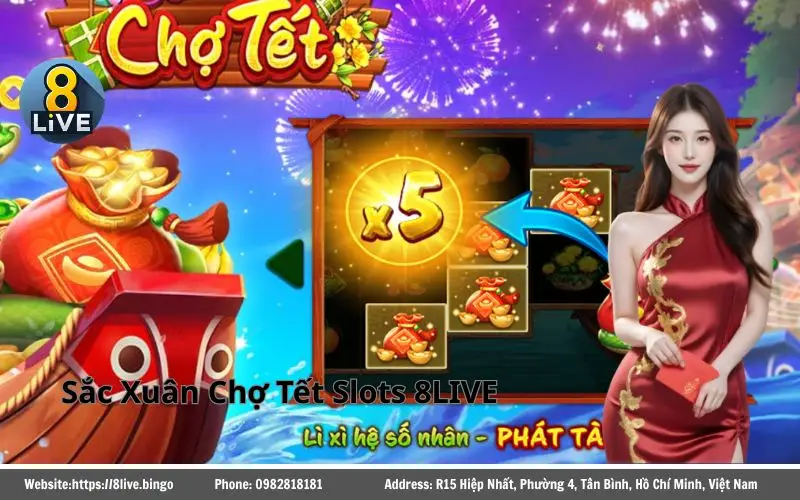 sac xuan cho tet slots 8live